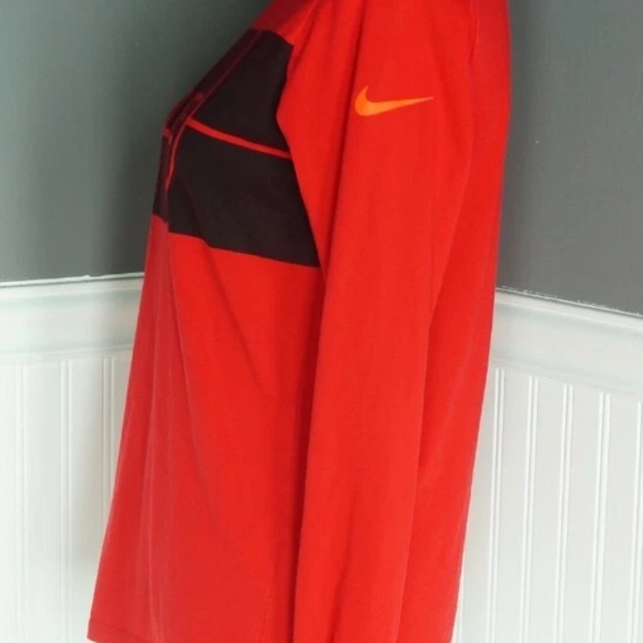 Nike ELITE 🎉HP🎉 Dri-Fit Red Long Sleeve Top - Picture 4 of 5